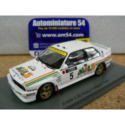 1988 BMW E30 n°5 Vatanen - Berglund Finland S7826 Spark Model