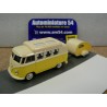 Volkswagen VW T1 Camper + caravane 1/64 452026700 Schuco