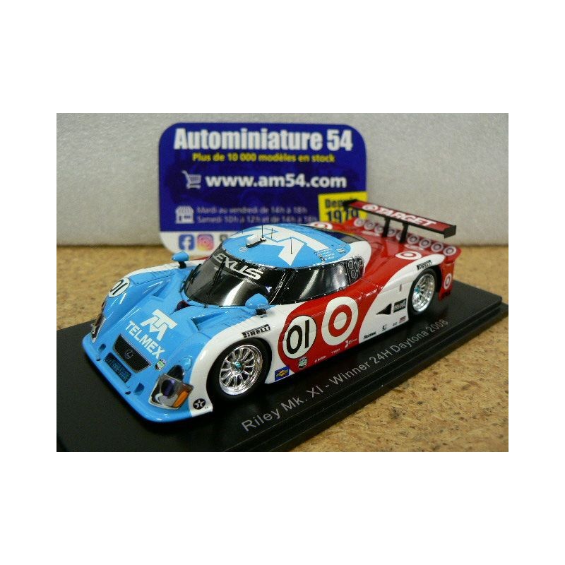 2008 Riley MK XI n°01 Pruett - Rojas - Franchitti - Montoya 1st Winner Daytona 24H 43DA08 Spark Model