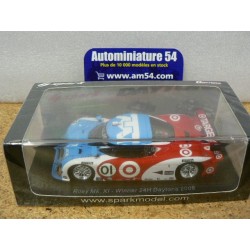 2008 Riley MK XI n°01 Pruett - Rojas - Franchitti - Montoya 1st Winner Daytona 24H 43DA08 Spark Model