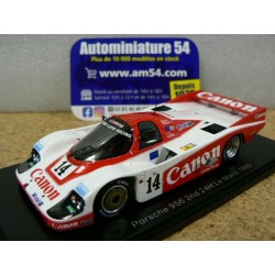 1985 Porsche 956 Canon n°14 Palmer - Weaver - Lloyd 2nd Le Mans S9664 Spark Model