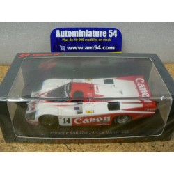 1985 Porsche 956 Canon n°14 Palmer - Weaver - Lloyd 2nd Le Mans S9664 Spark Model