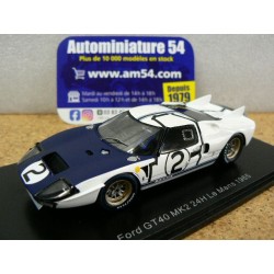 1965 Ford MK2 n°2 Hill - Amon Le Mans S4533 Spark Model