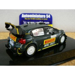 2020 Citroen C3 WRC Solberg - Mikkelsen Test Pirelli Rally Sardegna RAM766LQ Ixo Model