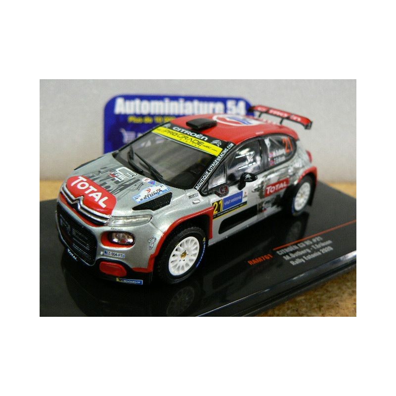 2020 Citroen C3 R5 n°21 Ostberg - Eriksen RAM761 Ixo Model