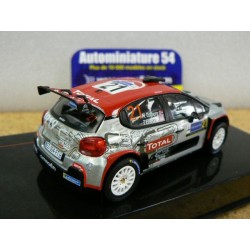 2020 Citroen C3 R5 n°21 Ostberg - Eriksen RAM761 Ixo Model