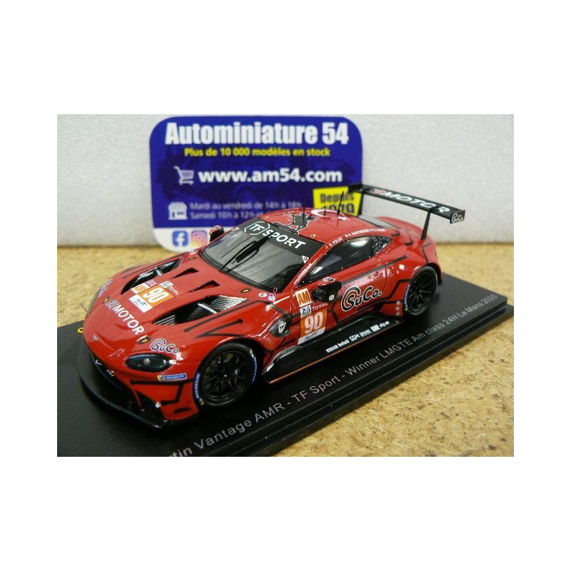 2020 Aston Martin Vantage AMR TF Sport n°90 Adam 6 Eastwood - Yoluc 1st Winner GTE Am Le Mans S7994 Spark Model