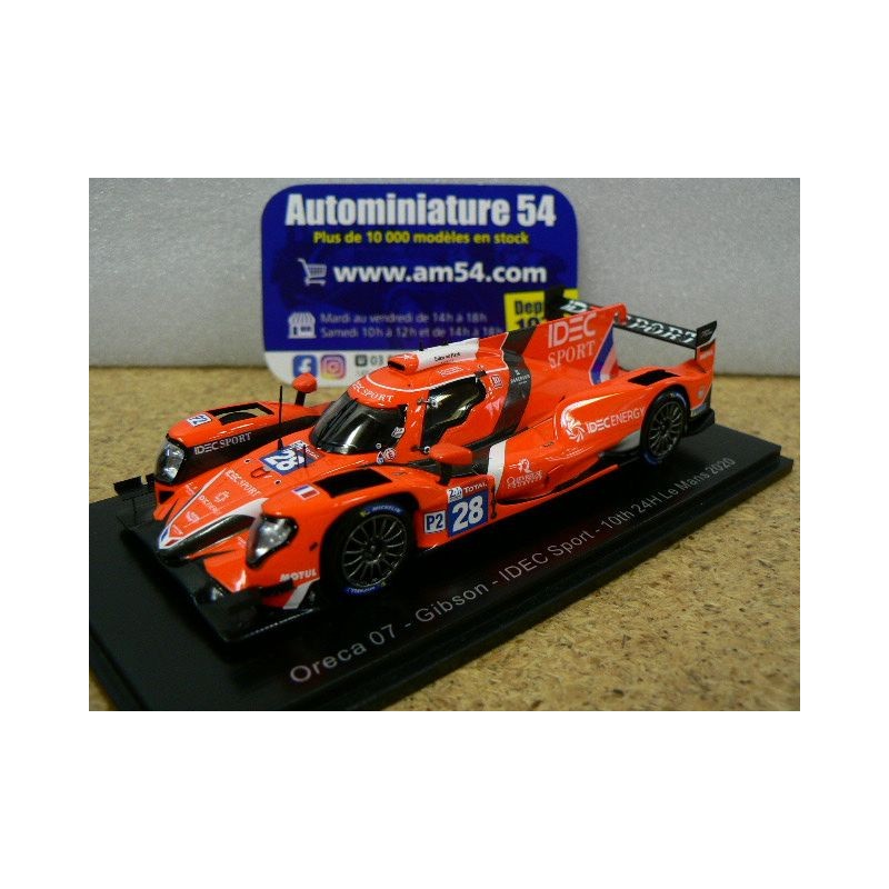 2020 Oreca 07 Gibson IDEC n°28 Bradley - Lafargue - Chatin 10th Mans S7968 Spark Model