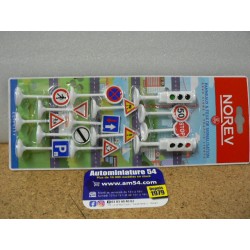 Panneaux et Feux de Signalisation 318990 Norev Toys Plastigam