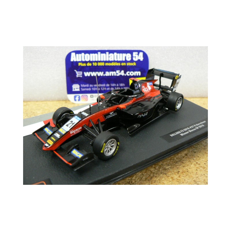 2019 Dallara F3 n°21 Verschoor 1st Winner Macau GTM145LQ Ixo Models