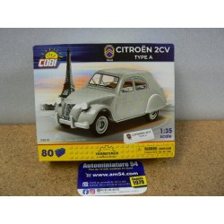 Citroen 2Cv Type A 1949 à monter 80 pcs COB24502 Cobi