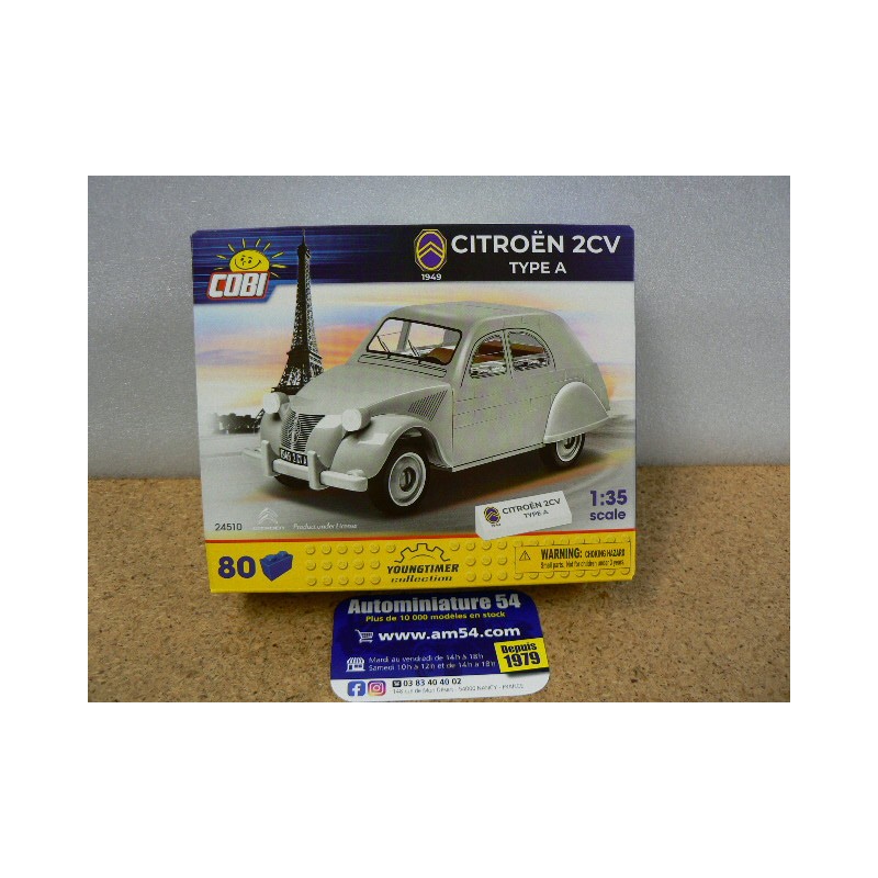 Citroen 2Cv Type A 1949 à monter 80 pcs COB24502 Cobi