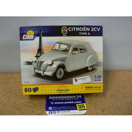 Citroen 2Cv Type A 1949 à monter 80 pcs COB24502 Cobi