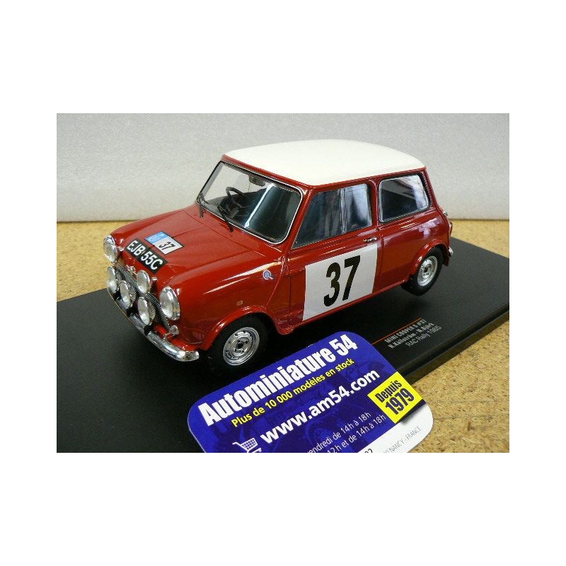 1965 Mini Cooper S n°37 Kallstrom - Bjork RAC Rally 18RMC065D Ixo Models