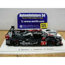 2020 Rebellion R13 Gibson n°3 Berthon - Deletraz - Dumas 4th Le Mans S7956 Spark Model