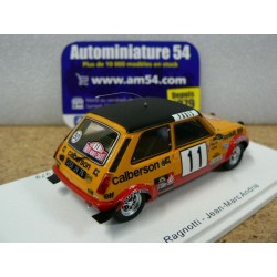 1979 Renault 5 Alpine n°11 Ragnotti - Andrié Monte Carlo S6038 Spark Model