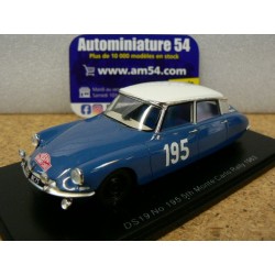 1963 Citroen DS ID 19 n°195 Neyret - Terramorsi Monte Carlo S5533 Spark Model