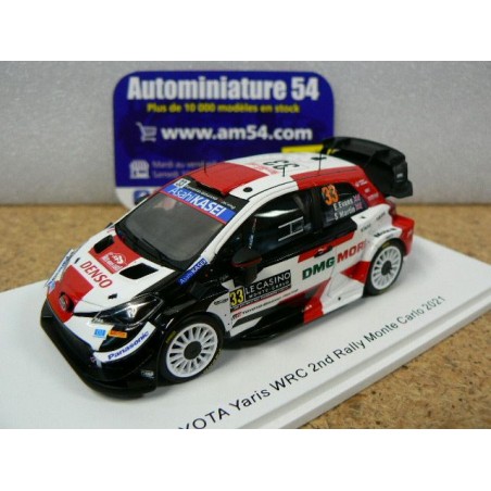 2021 Toyota Yaris WRC n°33 Evans - Martin Monte Carlo S6583 Spark Model