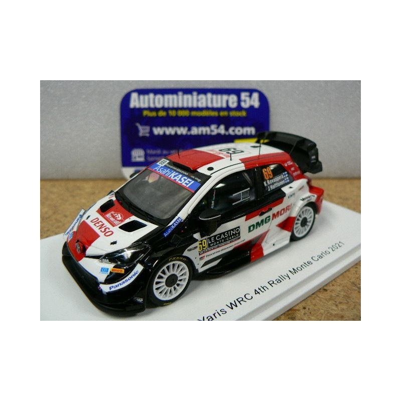 2021 Toyota Yaris WRC n°69 Rovanpera - Halttunen Monte Carlo S6584 Spark Model