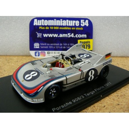 1971 Porsche 908-03 n°8 Larrousse - Elford Targa Florio S2332 Spark Model