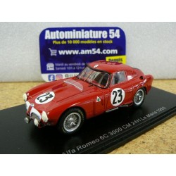 1953 Alfa Roméo 6C 3000CM n°23 Kling - Ries Le Mans S4704 Spark model