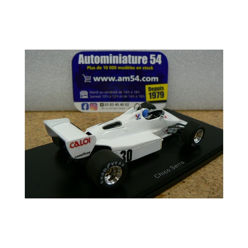 Miniature Spark Arrows A6 N°30 GP Monaco 1983 - Chico Serra - Échelle 1/43 - Neuve