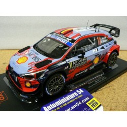 2020 Hyundai I20 WRC n°11 Neuville - Nicolas Gilsoul 1st winner Monte Carlo 18RMC067A Ixo Models