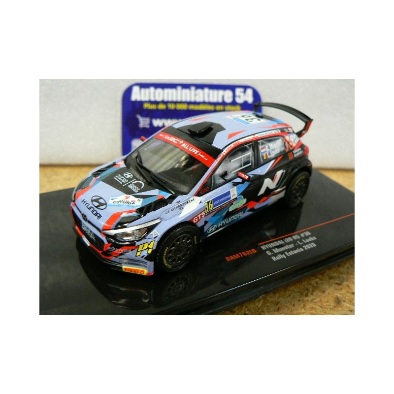 2020 Hyundai i20 R5 n°36 Munster - Louka Rally Estonia RAM762LQ  Ixo Models