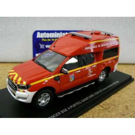 Ford Ranger BSE Ambulance Secours aux Victimes Tout Terrain SDIS 65 Hautes Pyrennées Pompier Alarme 0050