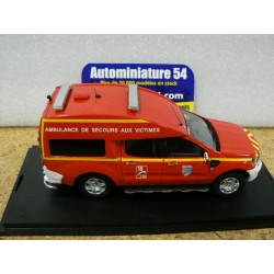 Ford Ranger BSE Ambulance Secours aux Victimes Tout Terrain SDIS 65 Hautes Pyrennées Pompier Alarme 0050