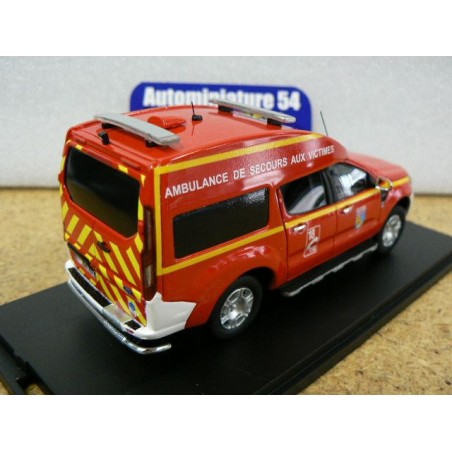 Ford Ranger Simple cabine VTUHR pompier + décalcomanies Alarme 0032