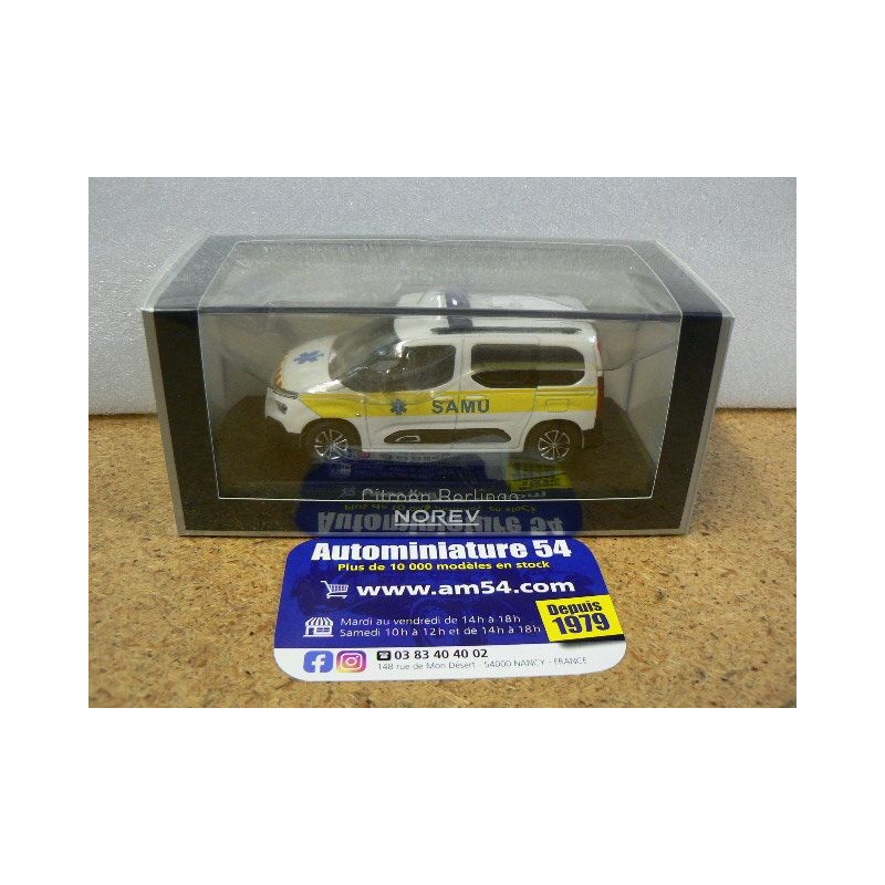 Citroën - Berlingo Police 2020 - Norev - 1/43 - Autos Miniatures
