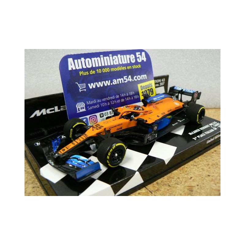 2020 McLaren Renault MCL35 Carlos Sainz n°55 2nd Italian GP 537205155  Minichamps