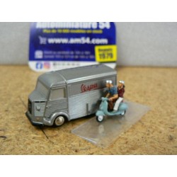Citroen HY Vespa + Vespa  450592900 Schuco Piccolo 1.87