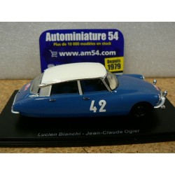 1963 Citroen DS ID 19 n°42 Bianchi - Ogier 4th  Monte Carlo S5532 Spark Model