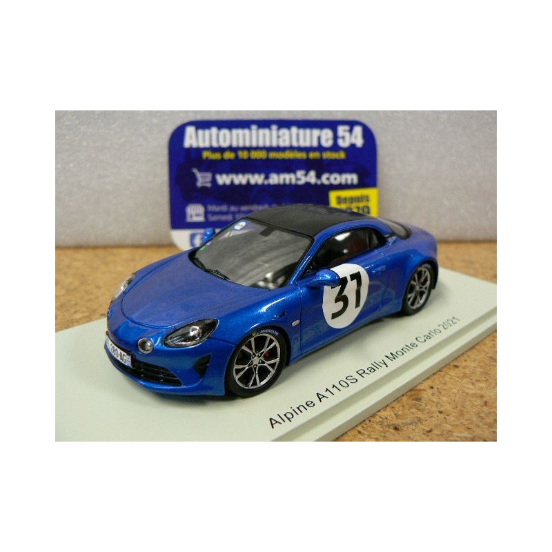 2021 Alpine A110 n°31 Esteban Ocon Monte Carlo S6576 Spark Model