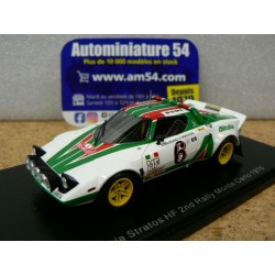 1976 Lancia Stratos n°6 Waldegard - Thorszelius 2nd Monte Carlo S9083 Spark Model