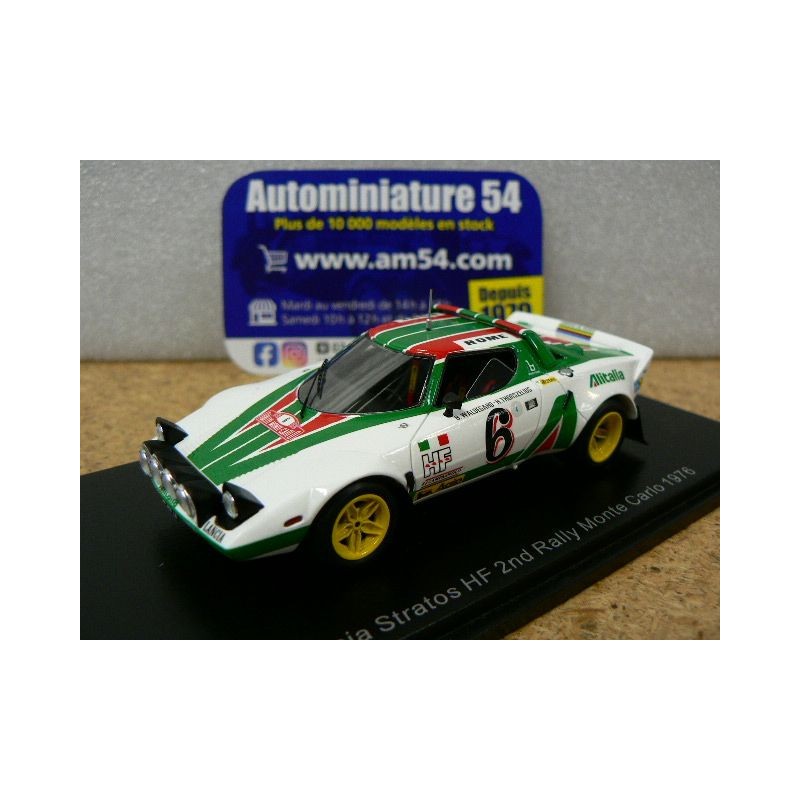 1976 Lancia Stratos n°6 Waldegard - Thorszelius 2nd Monte Carlo S9083 Spark Model