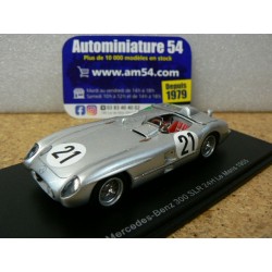 1955 Mercedes Benz 300 SLR n°21 Kling - Simon Le Mans S4735 Spark Model