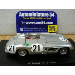 1955 Mercedes Benz 300 SLR n°21 Kling - Simon Le Mans S4735 Spark Model