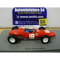 1962 Lotus 18-21 n°18 Vaccarella 6th Pau S7452Spark Model