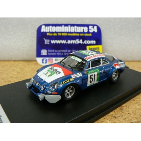 1977 Alpine A110 n°51 Le Gall - Le Gall Bandama Rally TRORRCI05 Trofeu