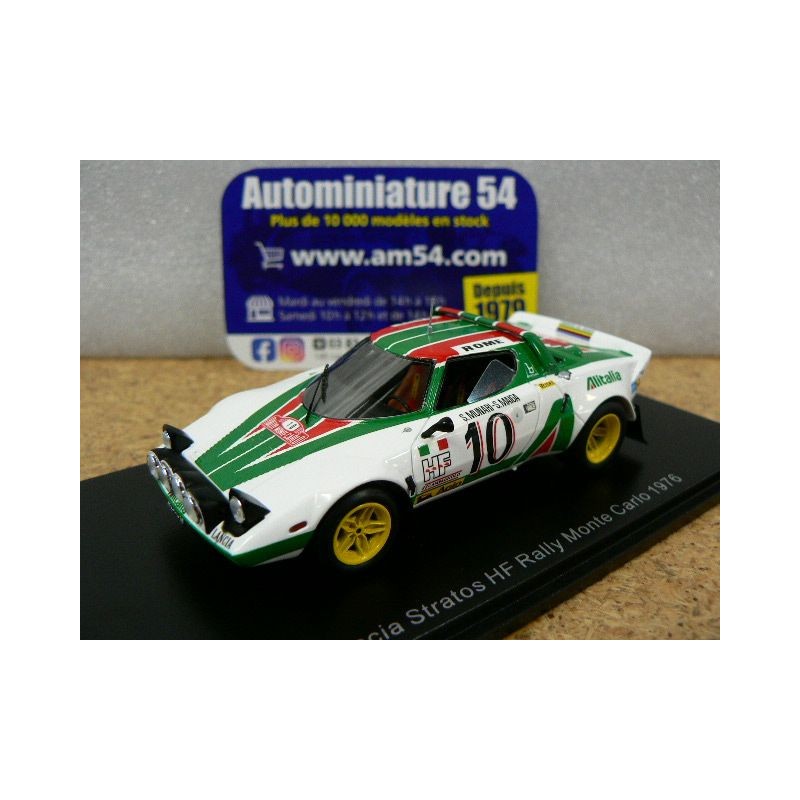 1976 Lancia Stratos n°10 Munari - Maiga Monte Carlo S9082 Spark Model