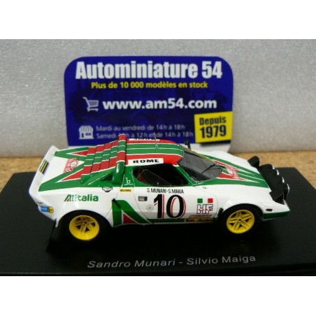 Lancia Stratos N°10 Monte Carlo 1976 REF R101 STARTER 1/43