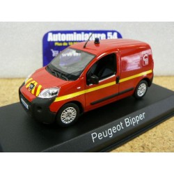 Pompiers  1/43 Peugeot Bipper 2009 NOREV 479838 