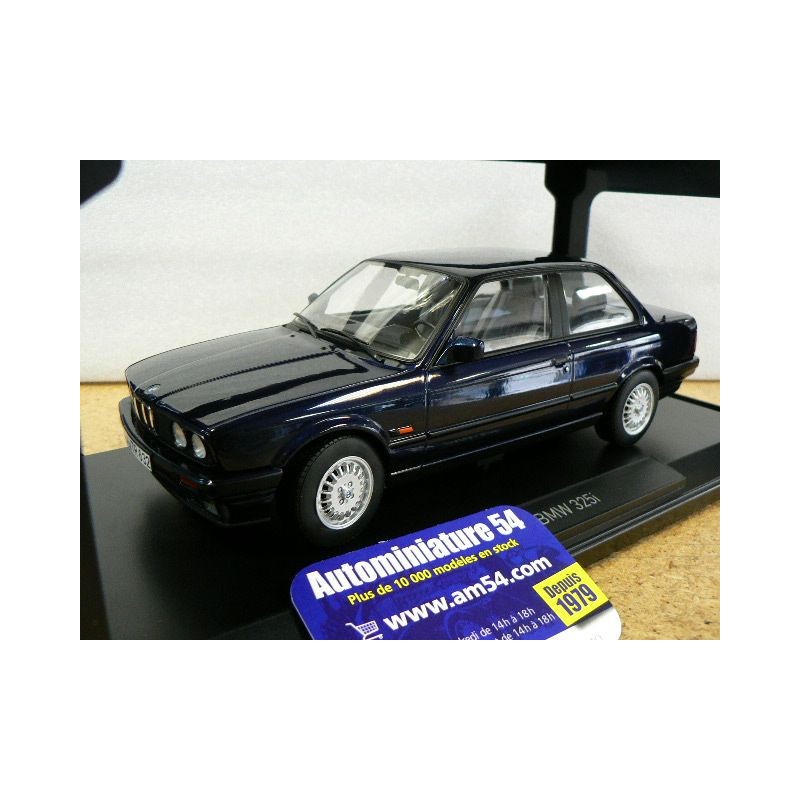 Norev BMW 325i 1988 - Blue Metallic 1:18