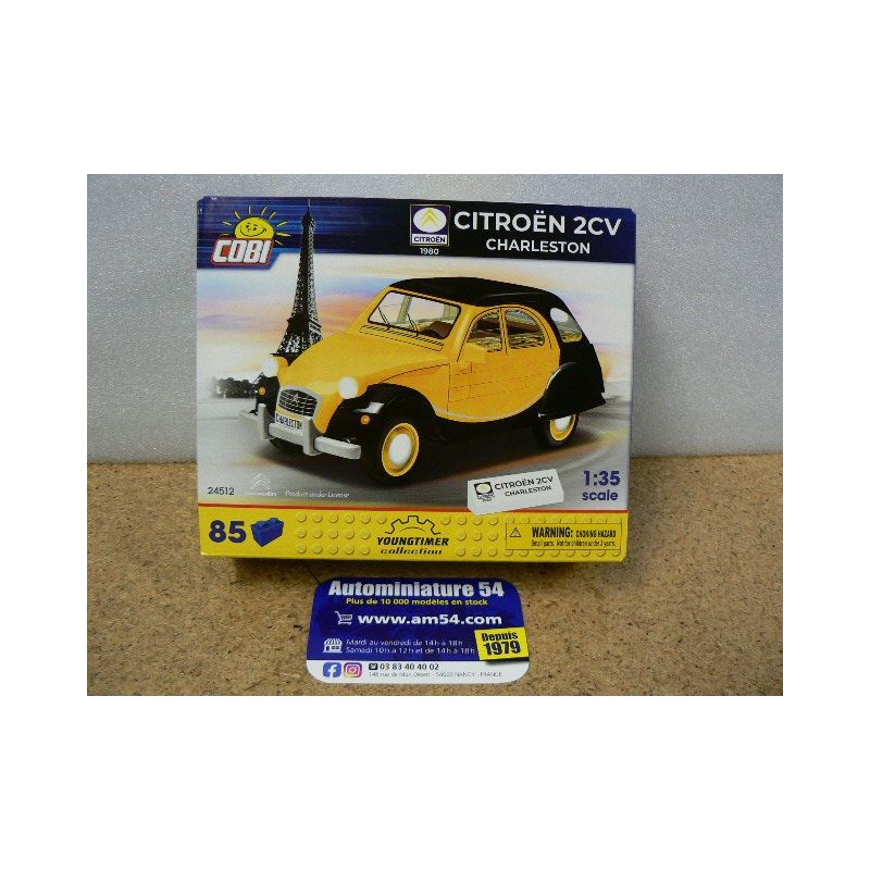 Citroen 2Cv Charleston 1980 à monter 85 pcs COB24512 Cobi