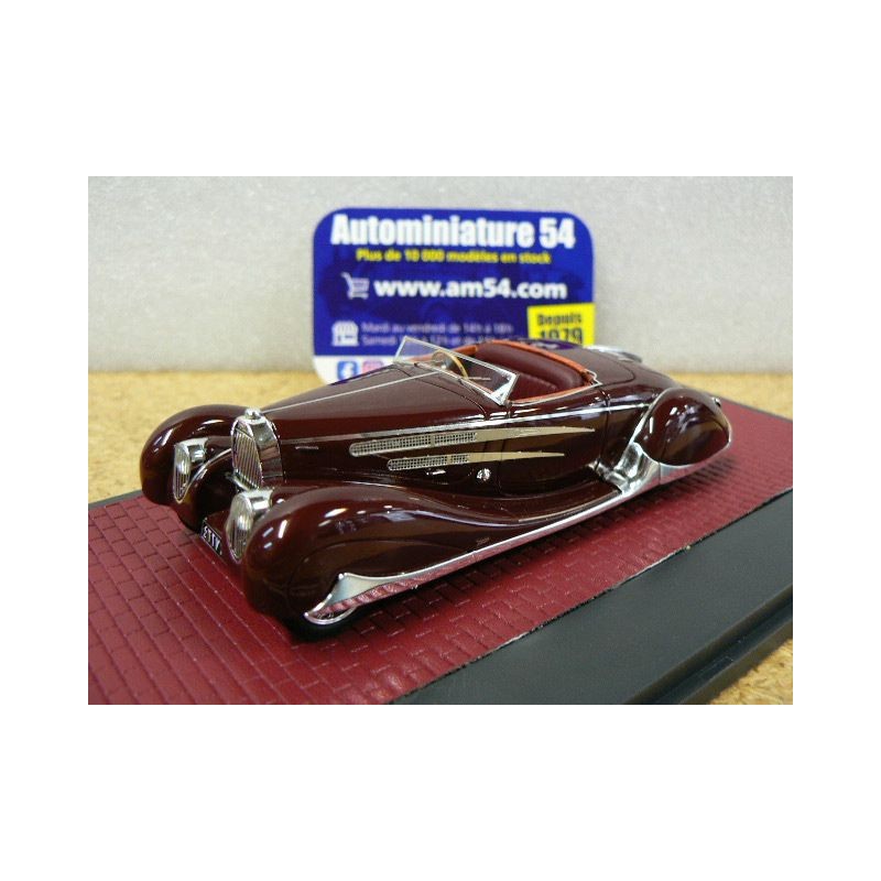 Bugatti Type T57C Cabrio Vanvooren Shah D'Iran 1939 MX50205-033 Matrix Scale Models