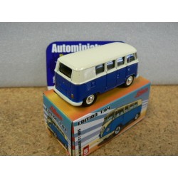 Volkswagen VW T1 Bus Beige - Bleu 1/64 452030900 Schuco Paperbox Edition