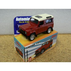 Land Rover Defender Red 1/64 452030700 Schuco Paperbox Edition